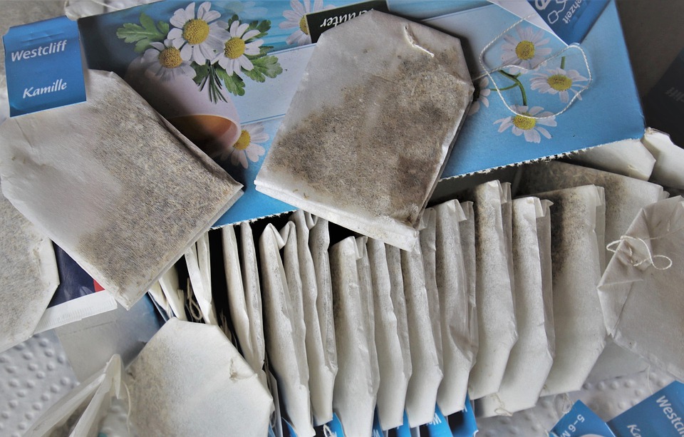 Save your chamomile tea bags, they can be used for beauty purposes! 